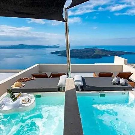 Caldera Cliff Illusion Санторини